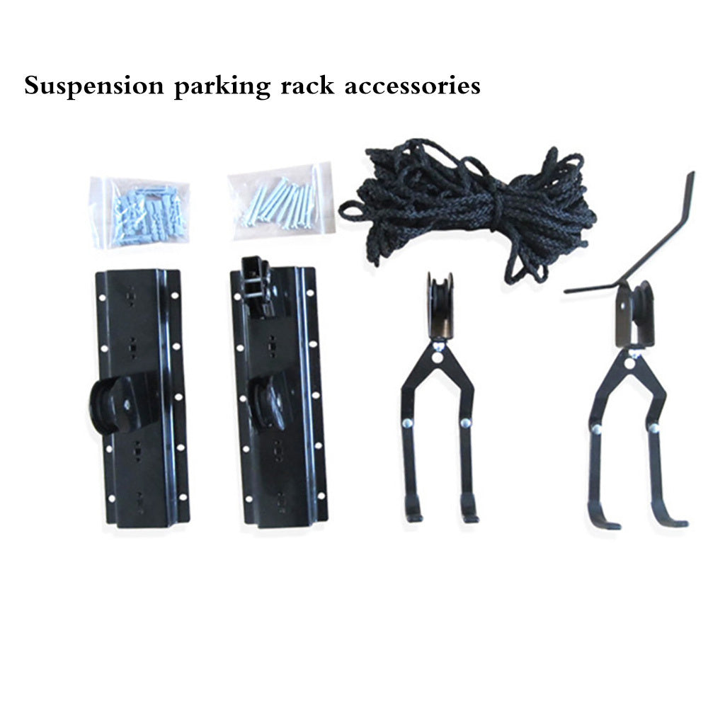 Garage Ceiling Bike Hoist Storage System