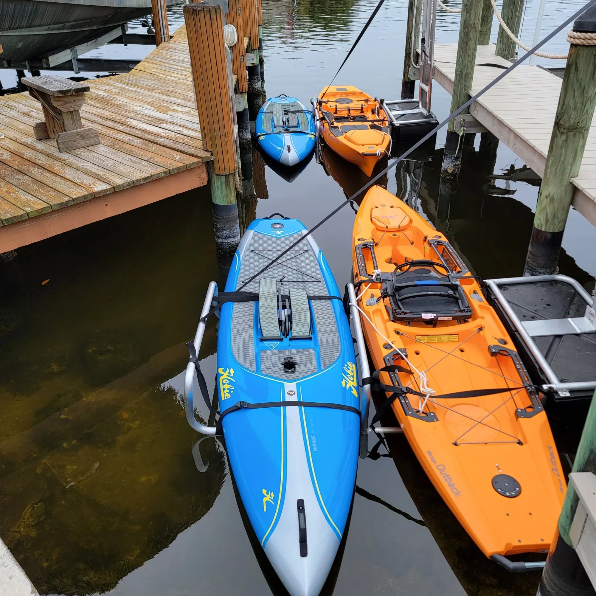Fixed Dock Kayak Launch & Stow – Pro Series Aluminum Dock Access System