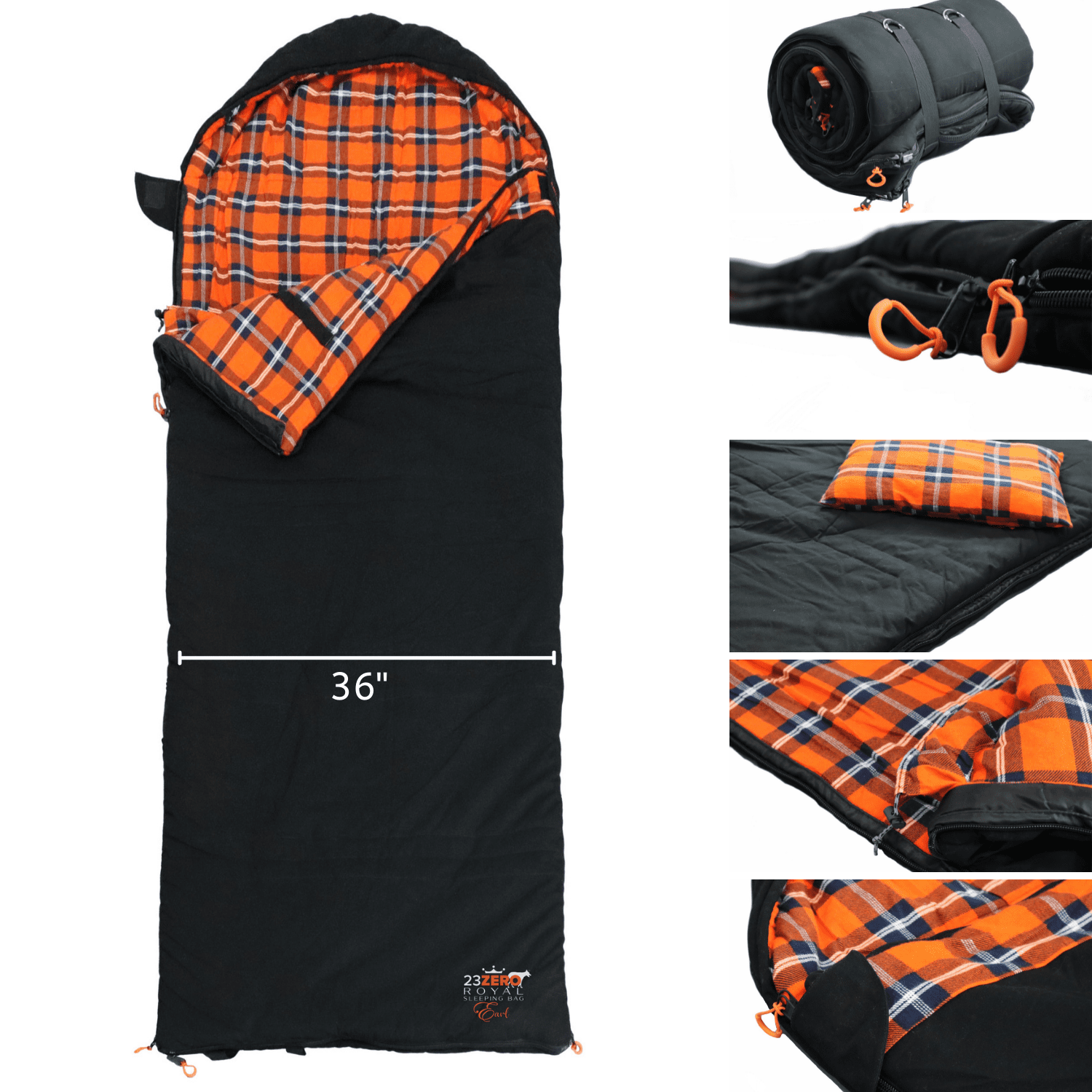 Royal Earl 36" Heavy-Duty Outdoor Sleeping Bag