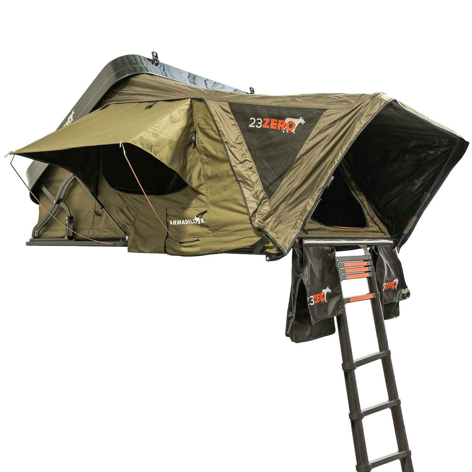 CO-Armadillo X2 Hard Shell Rooftop Tent – Left Opening