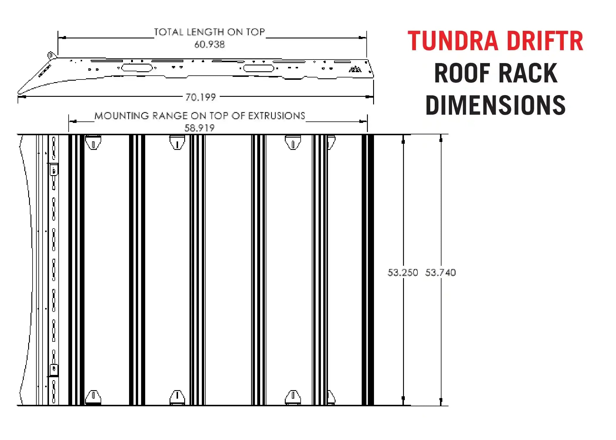 DRIFTR Tundra Roof Rack