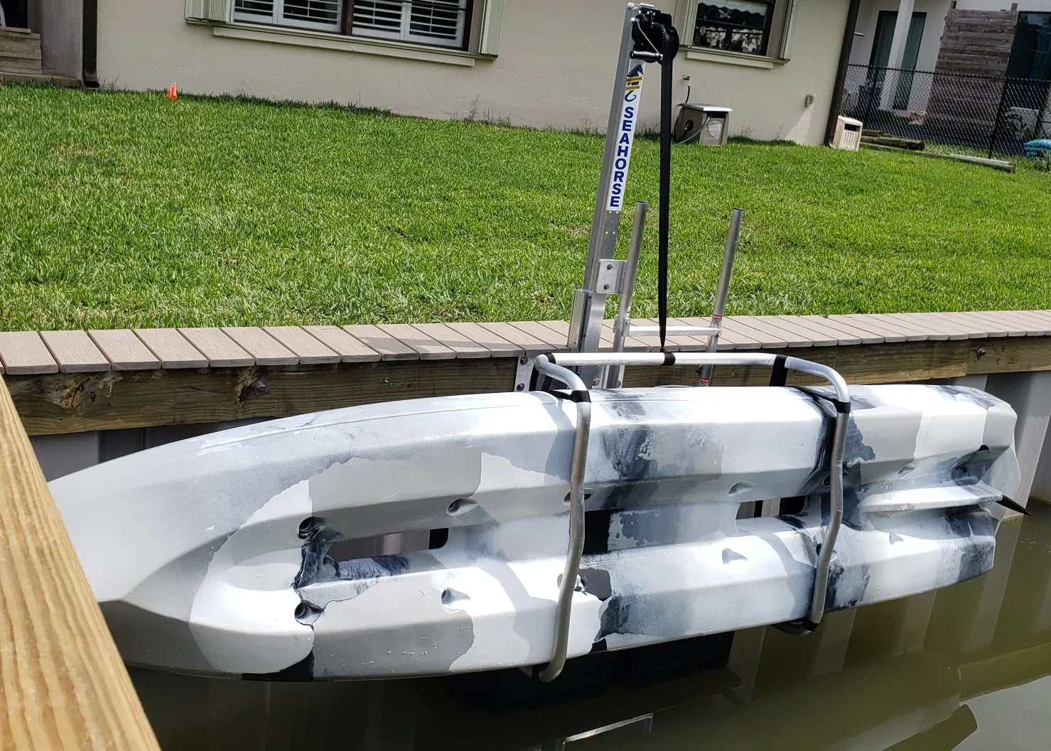 Fixed Dock Kayak Launch & Stow – Pro Series Aluminum Dock Access System