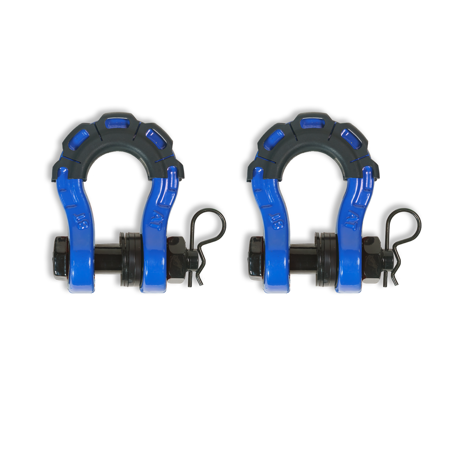 3/4" Forged Steel D-Ring Shackles (8 Ton) – Recovery Shackle Set (Pair)