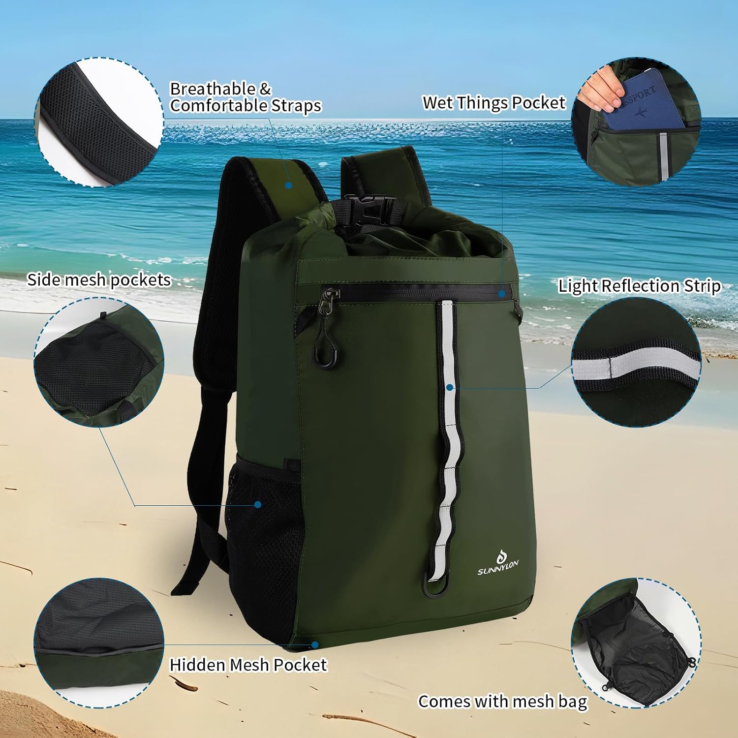 20L Waterproof Dry Bag Backpack for Kayaking & Outdoor Adventures | Apex Traverse