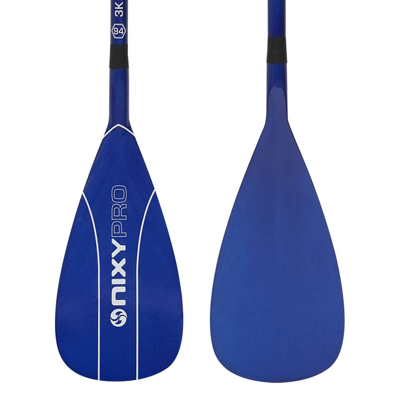NIXY 100% 3K Carbon Fiber SUP Pro Paddle – 3-Piece Adjustable Performance Paddle