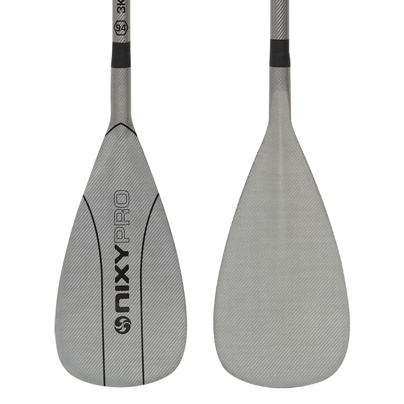 NIXY 100% 3K Carbon Fiber SUP Pro Paddle – 3-Piece Adjustable Performance Paddle
