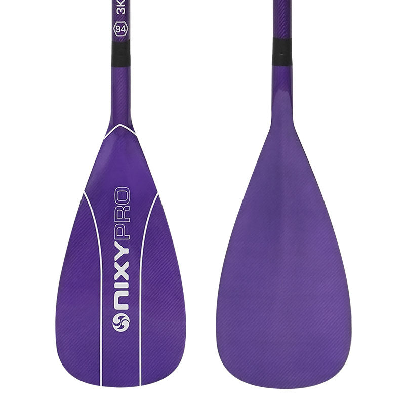 NIXY 100% 3K Carbon Fiber SUP Pro Paddle – 3-Piece Adjustable Performance Paddle