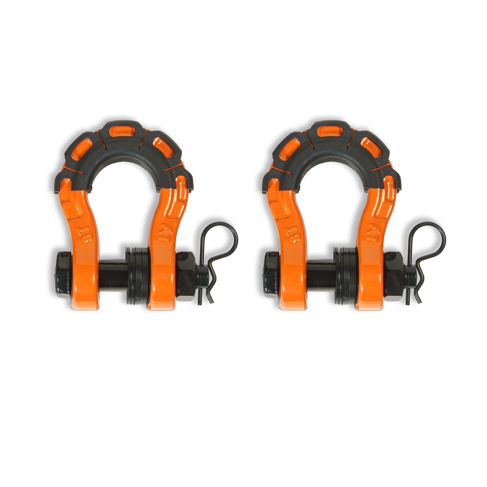 3/4" Forged Steel D-Ring Shackles (8 Ton) – Recovery Shackle Set (Pair)
