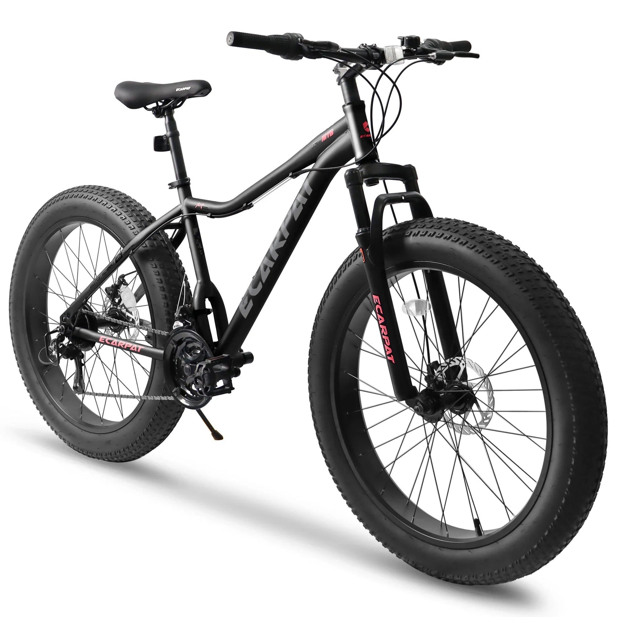 21-Speed Fat Tire Mountain Bike with Disc Brakes