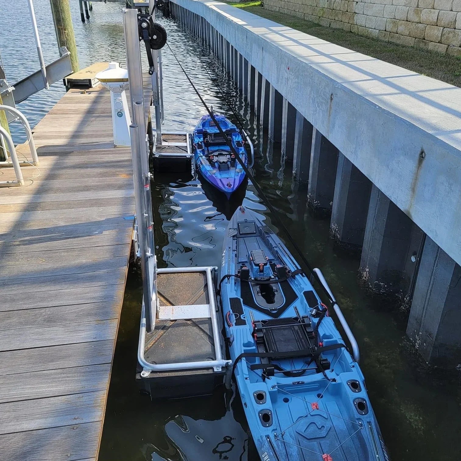 Fixed Dock Kayak Launch & Stow – Pro Series Aluminum Dock Access System