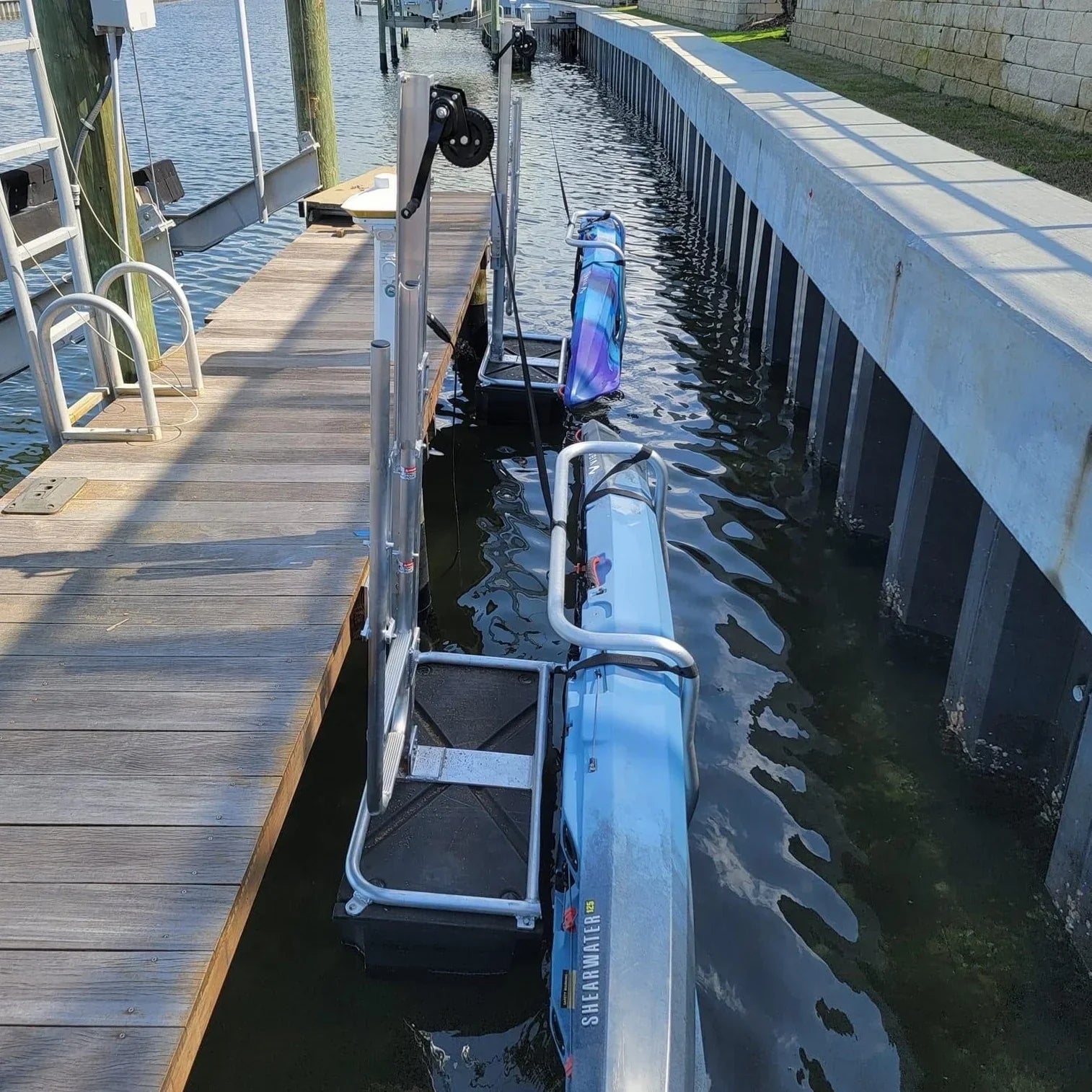 Fixed Dock Kayak Launch & Stow – Pro Series Aluminum Dock Access System