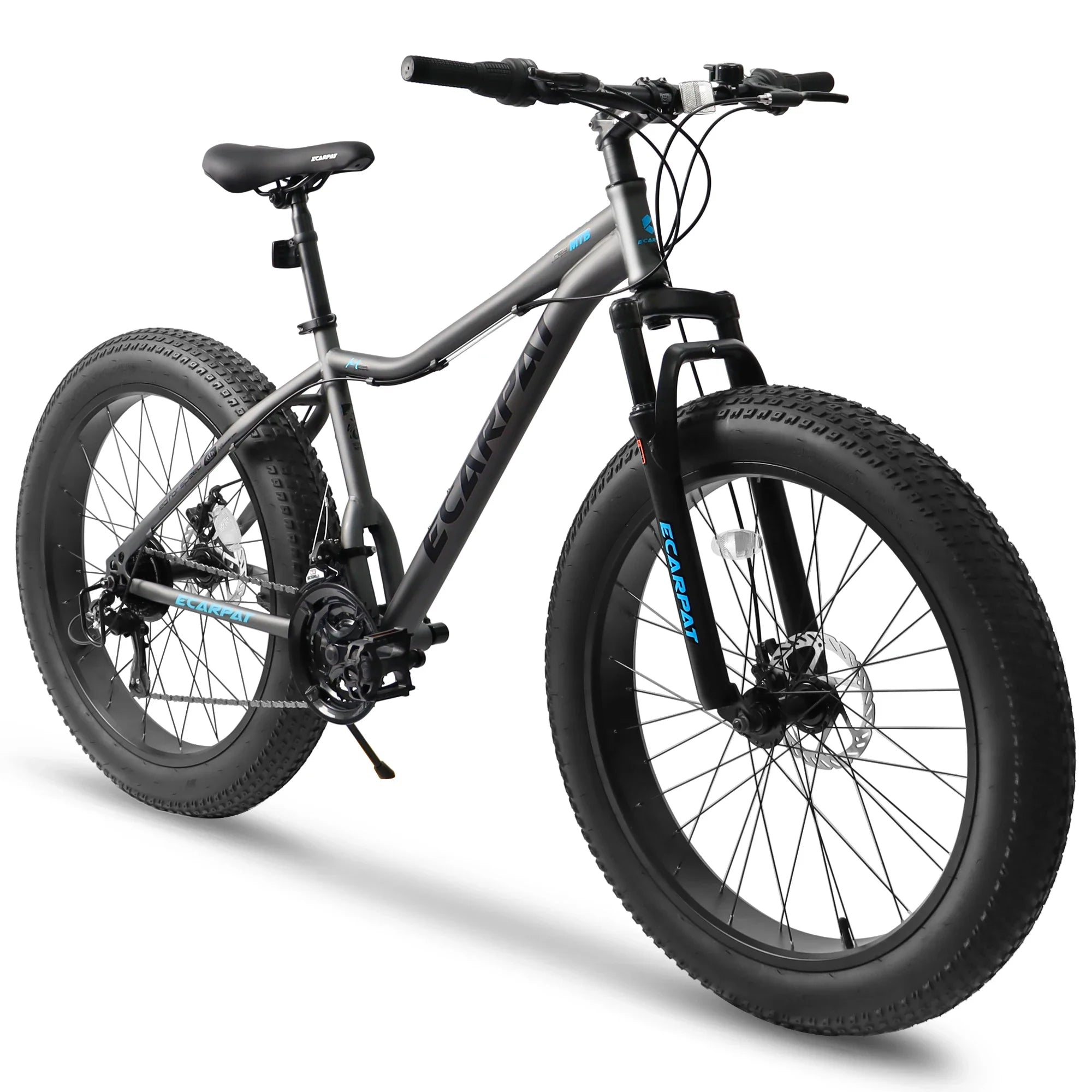 21-Speed Fat Tire Mountain Bike with Disc Brakes