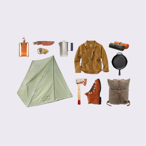 Nostalgic and vintage-style camping products