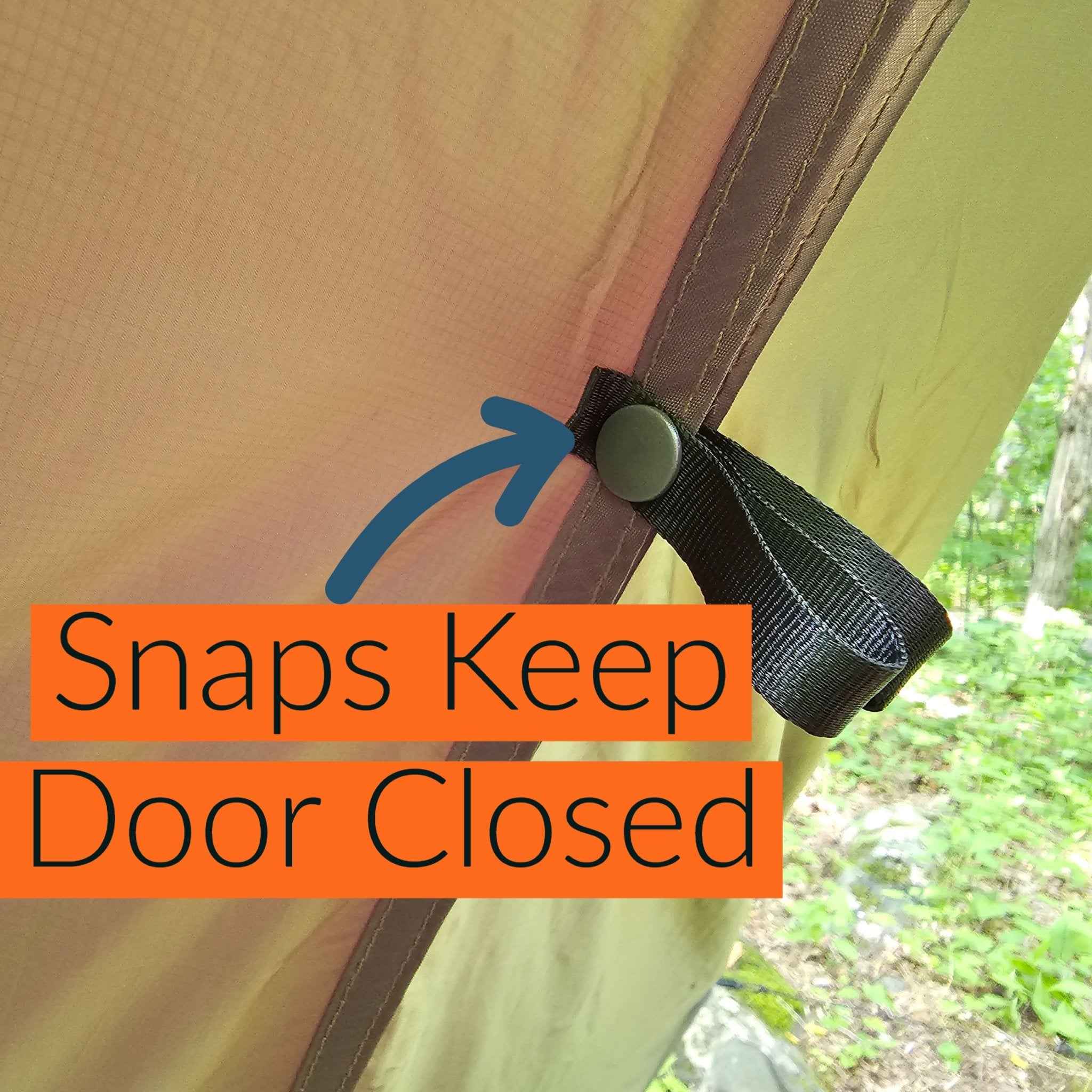 Hideaway Hammock Rain Tarp – 12' All-Weather Camping Shelter
