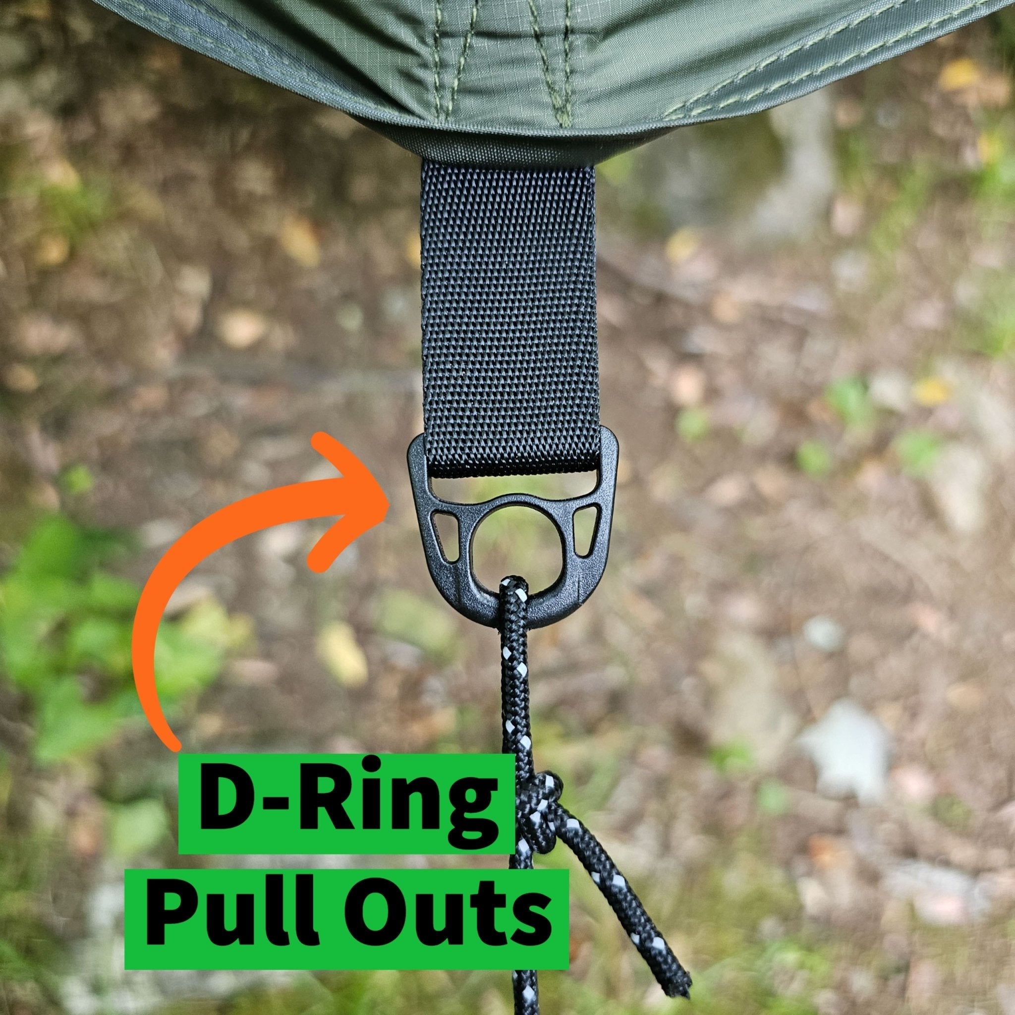 Hideaway Hammock Rain Tarp – 12' All-Weather Camping Shelter