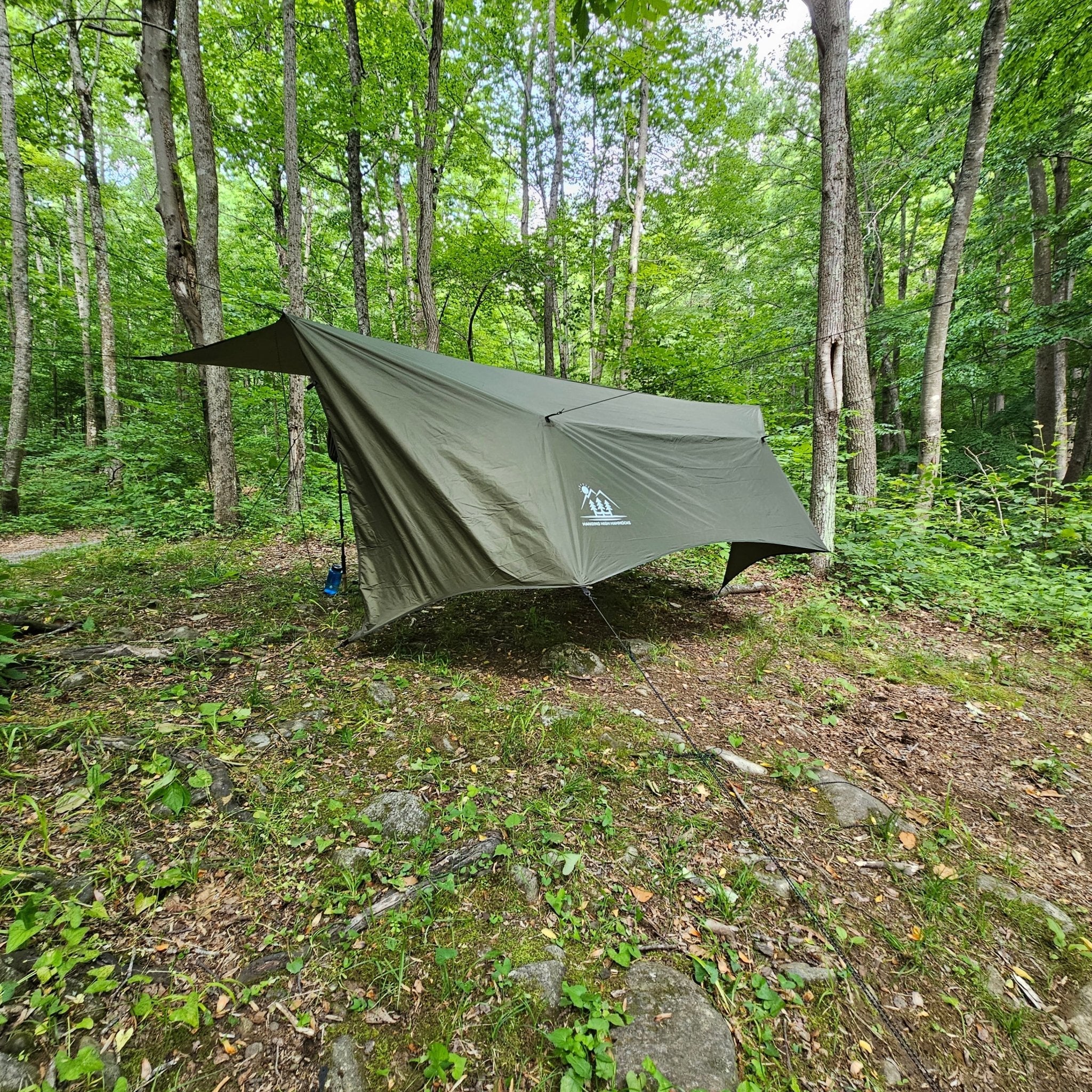 Hideaway Hammock Rain Tarp – 12' All-Weather Camping Shelter