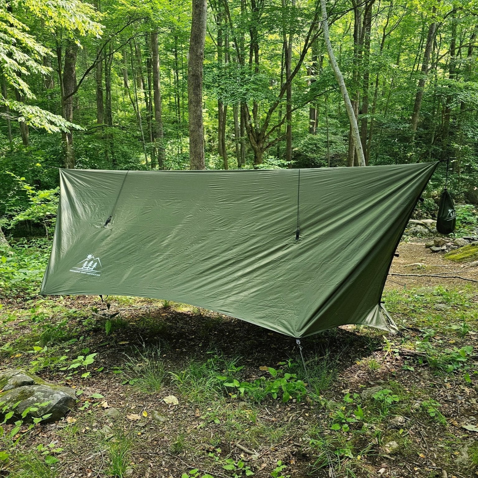 Hideaway Hammock Rain Tarp – 12' All-Weather Camping Shelter