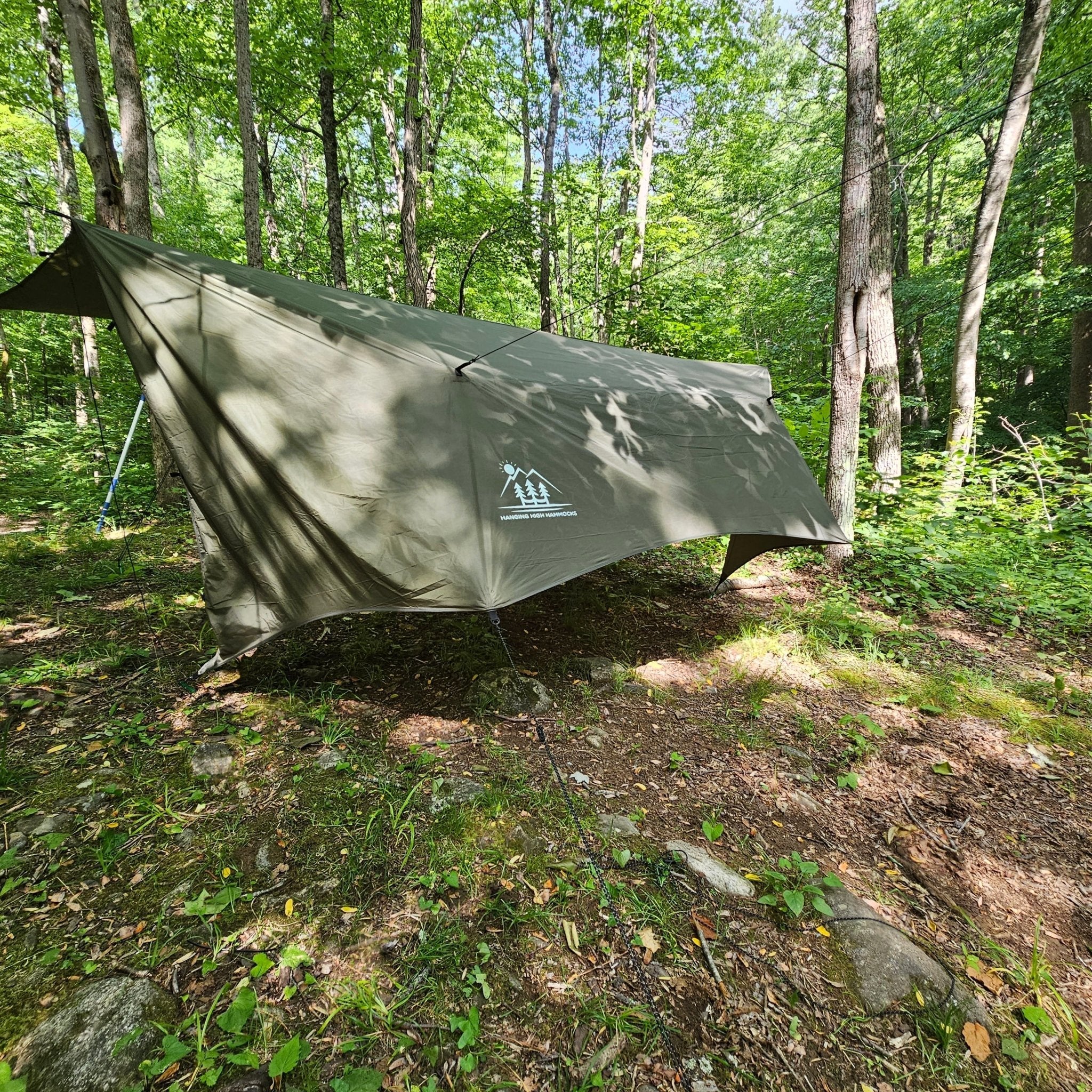 Hideaway Hammock Rain Tarp – 12' All-Weather Camping Shelter