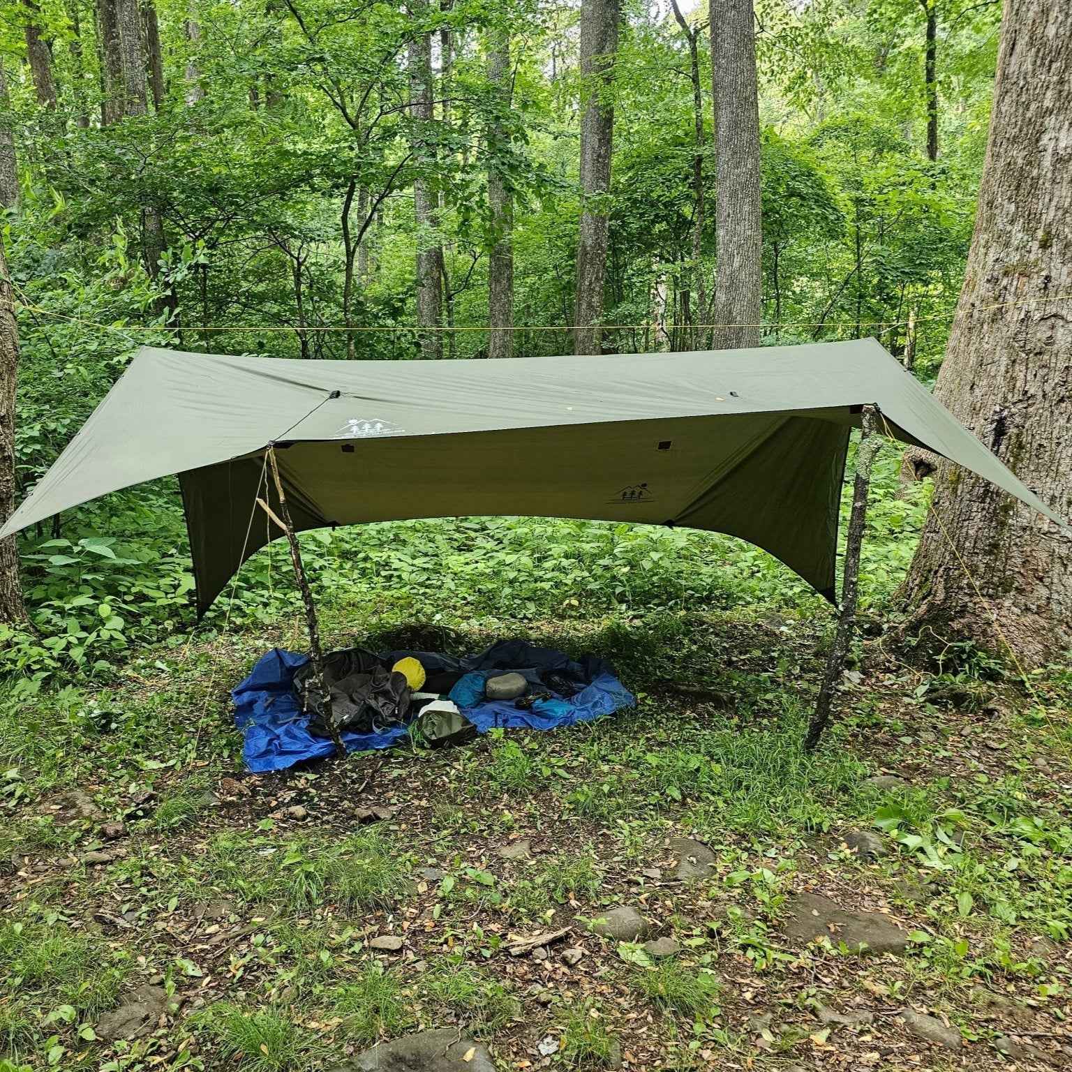 Hideaway Hammock Rain Tarp – 12' All-Weather Camping Shelter