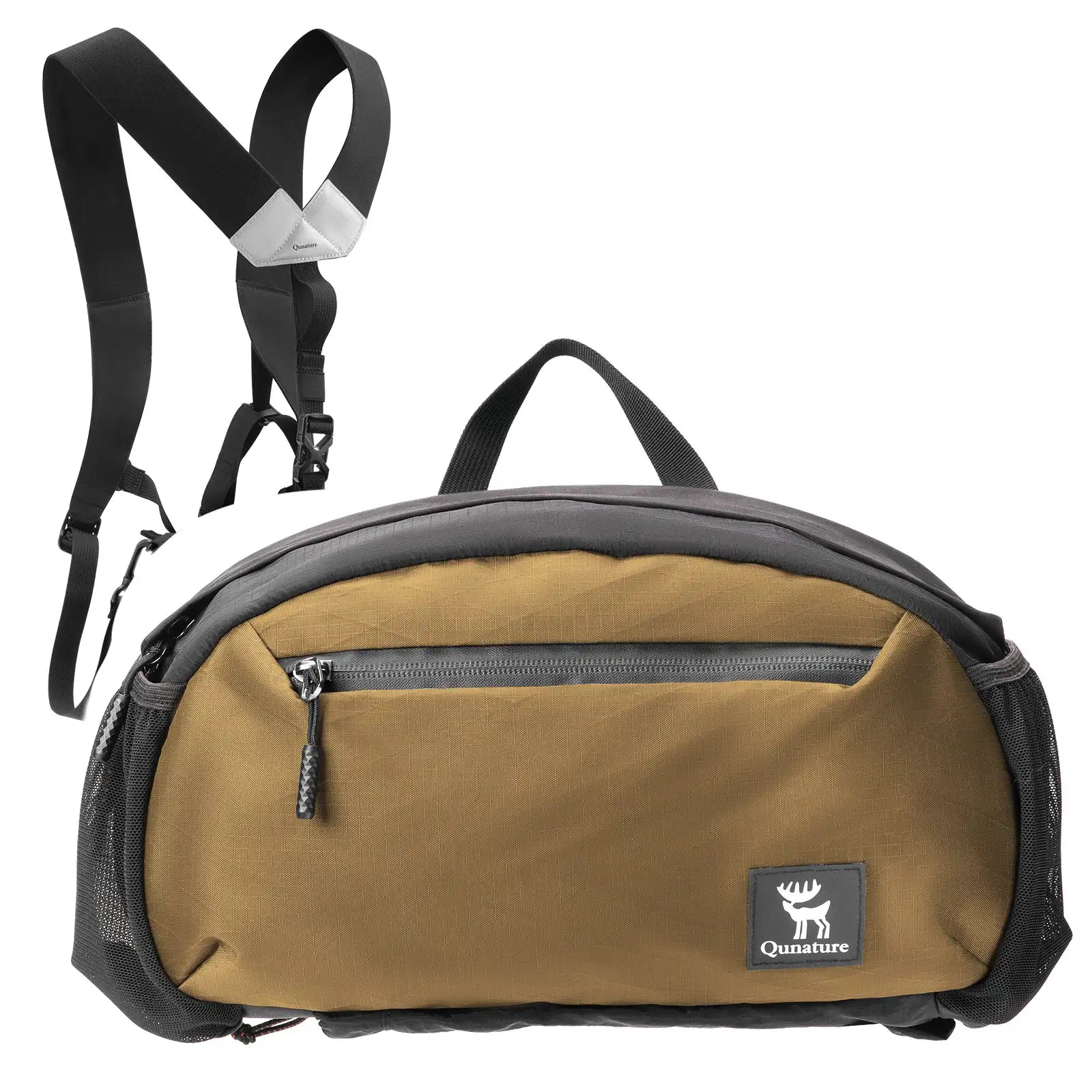 Qunature Lightweight Outdoor Sling Pack & Waist Bag – 7.9L