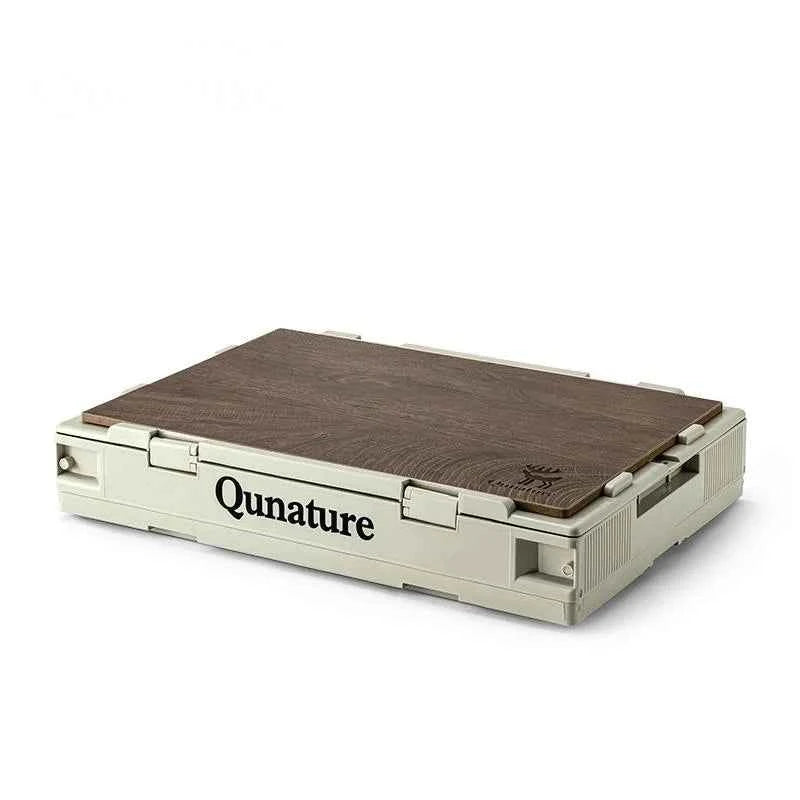 TrailVault™ Foldable Camping Storage Box with Tabletop