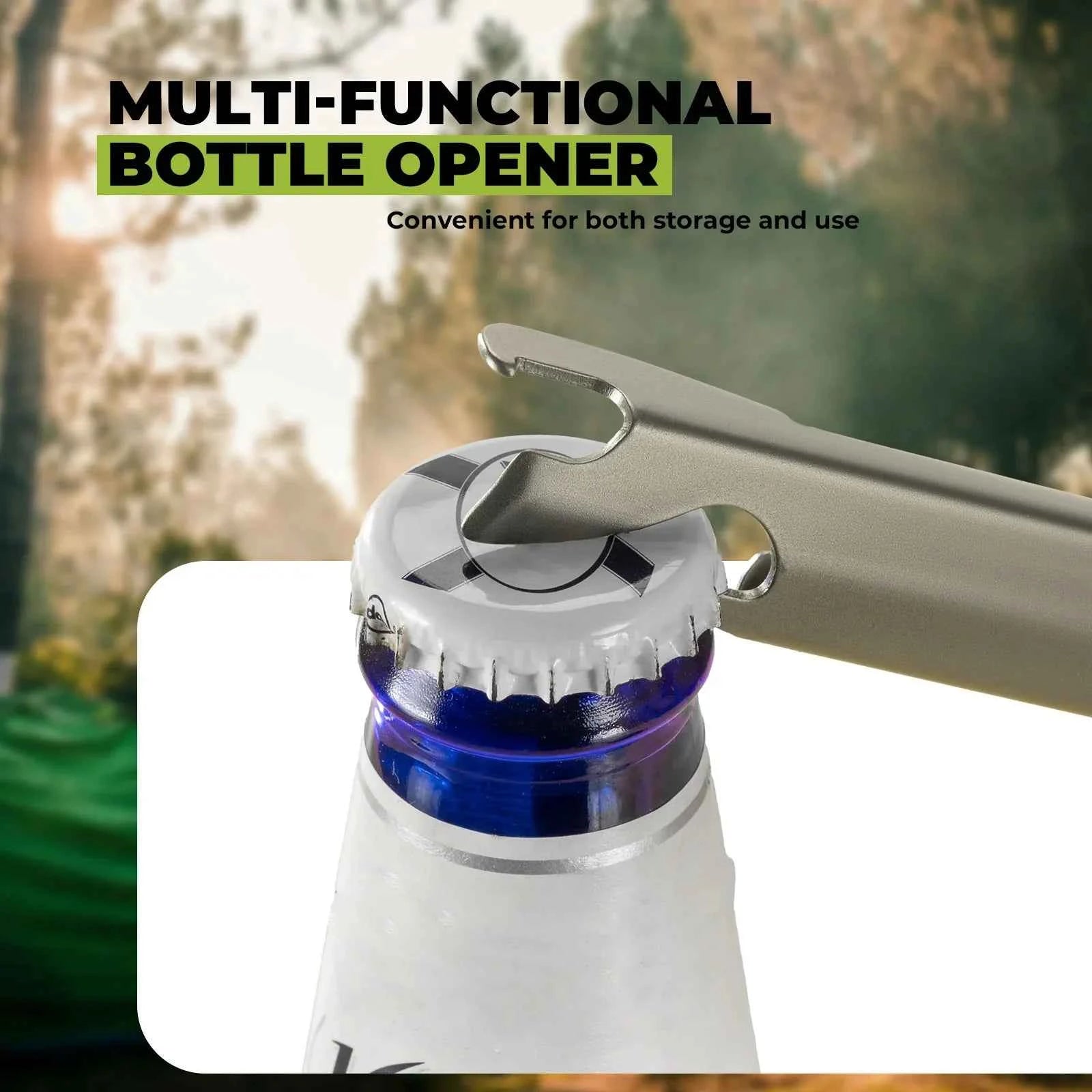 Qunature TitanCore™ Ultralight Titanium Camping Utensil Set – 4 Piece