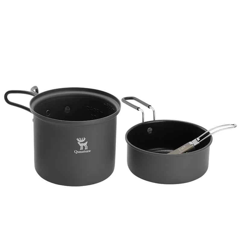 Qunature TrailChef™ Ultralight Aluminum Camping Cookware Set