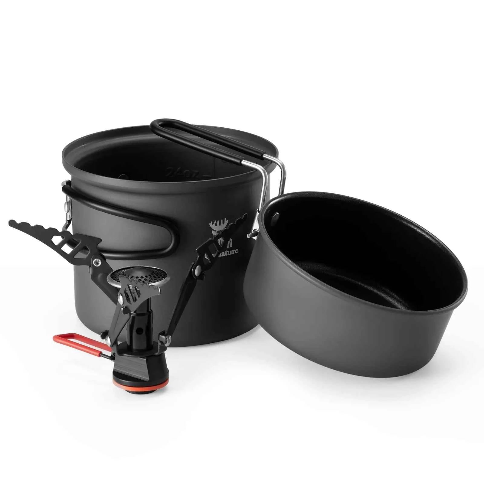 Qunature TrailChef™ Ultralight Aluminum Camping Cookware Set