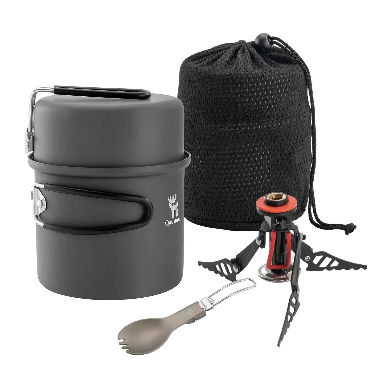 Qunature TrailChef™ Ultralight Aluminum Camping Cookware Set