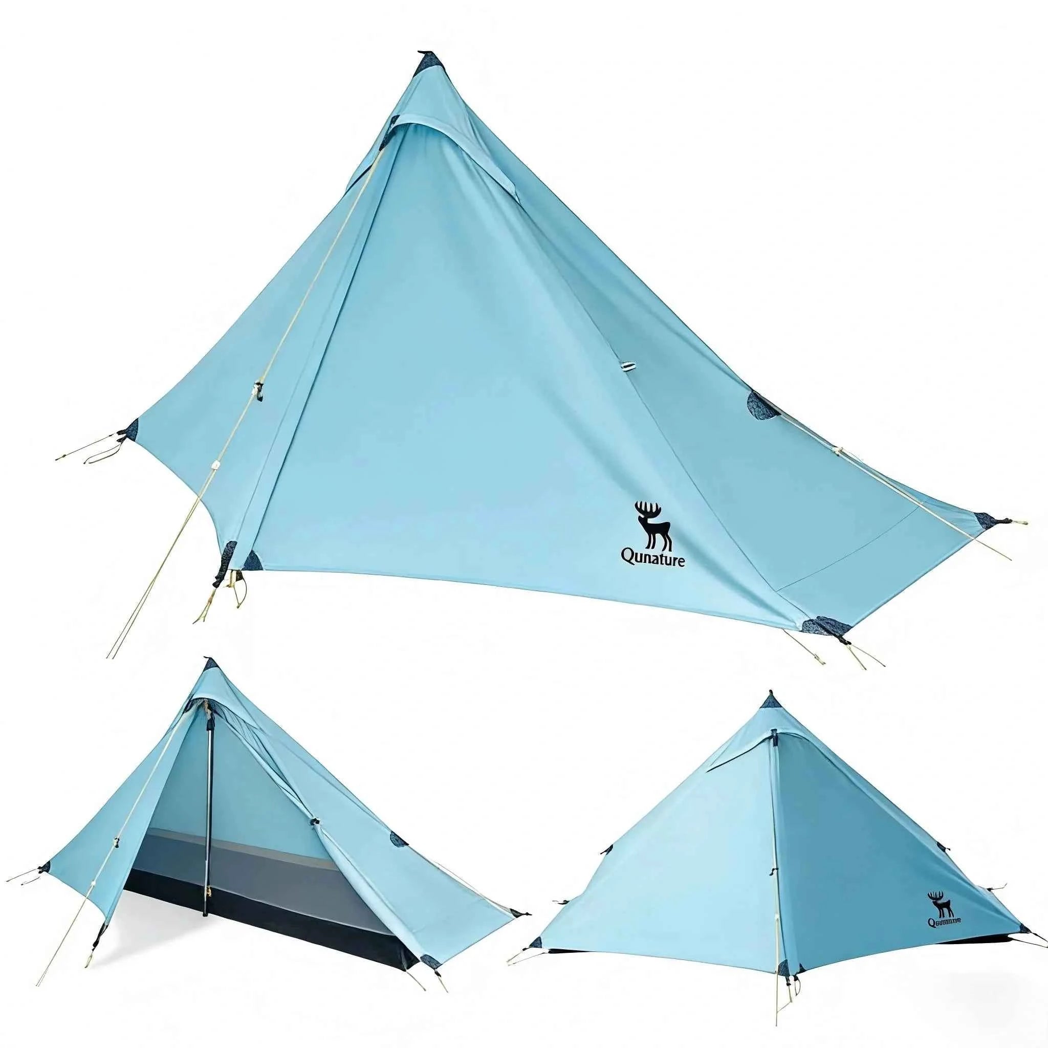 Qunature AeroShelter™ Ultralight Trekking Pole Backpacking Tent