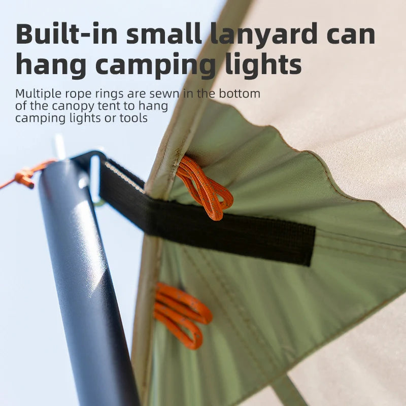 Qunature UPF50+ Waterproof Camping Canopy Sun Shelter