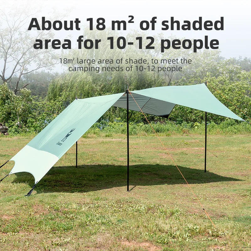 Qunature UPF50+ Waterproof Camping Canopy Sun Shelter