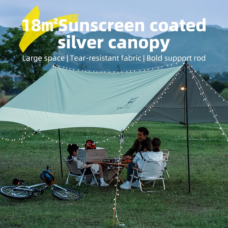 Qunature UPF50+ Waterproof Camping Canopy Sun Shelter