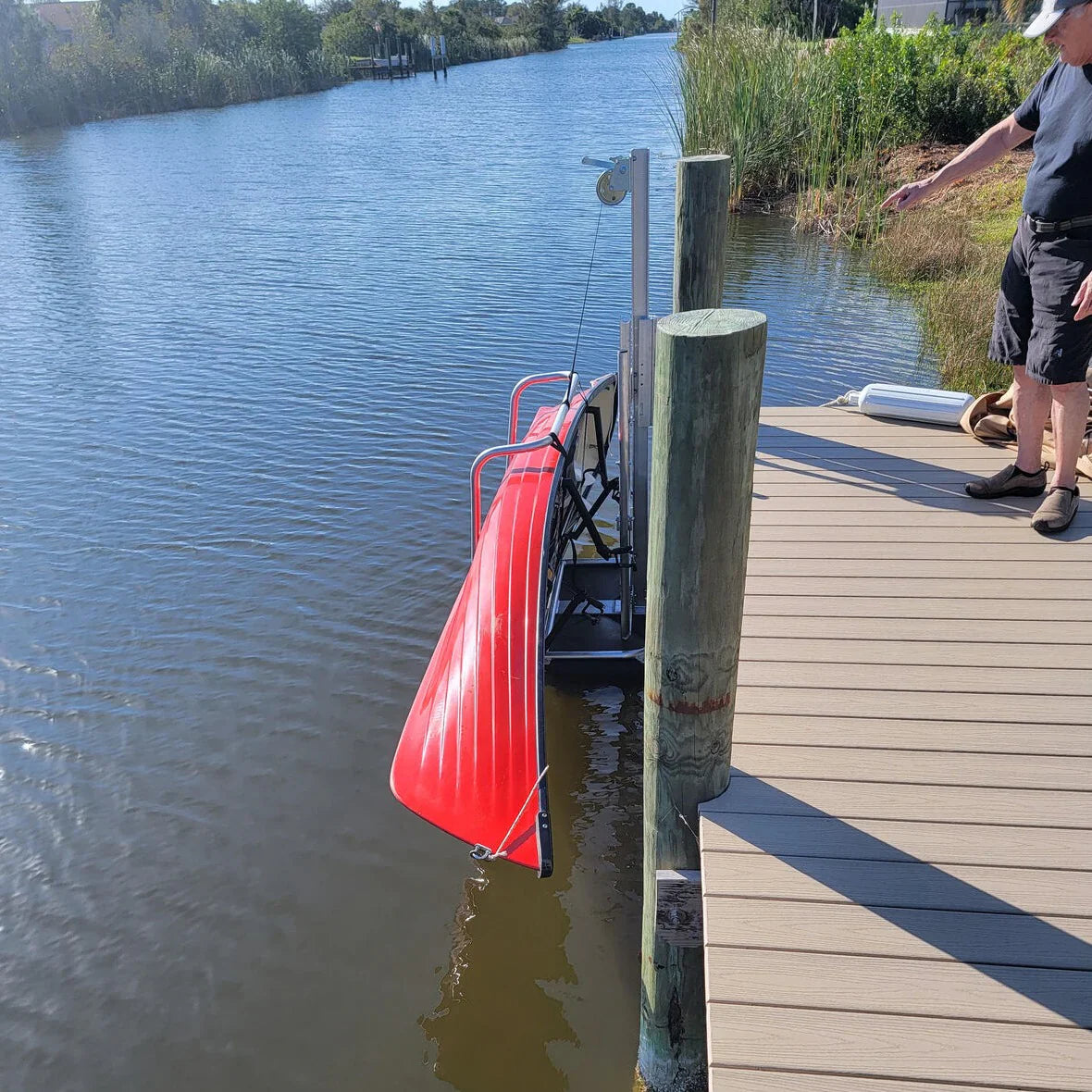 Fixed Dock Kayak Launch & Stow – Pro Series Aluminum Dock Access System